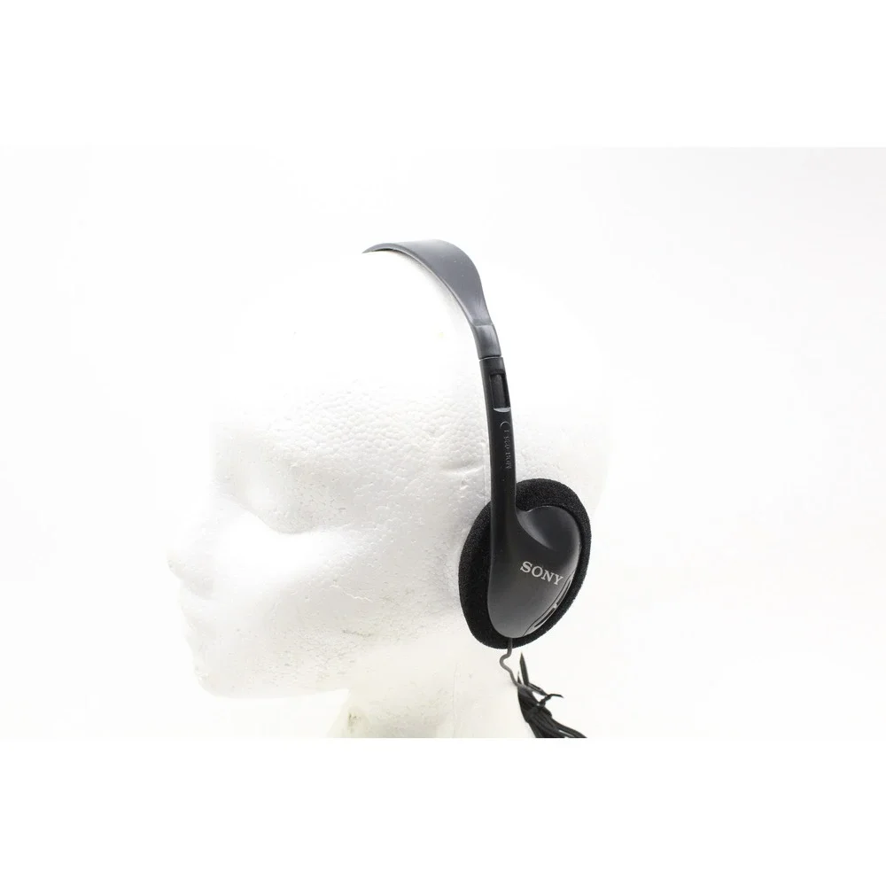 Vintage Sony MDR-025 Wired Headphones Black
